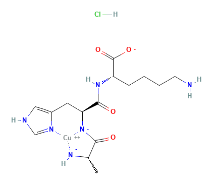 AHK-Cu (Copper Tripeptide-3) molecular structure
